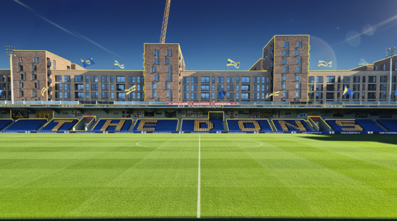 AI Generated Image of Plough Lane with Footybible branding